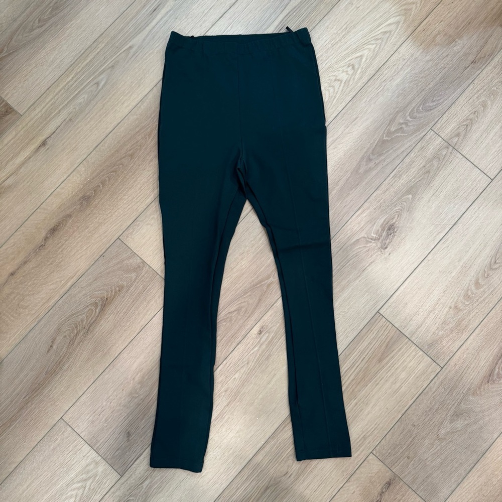 Babaton Emerald Green Pintuck Leggings